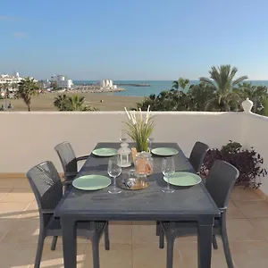 Ole Playa 5a Front - A Pie De Playa, Sea Views - Vistas Al Mar, Puerto Marina Apartamento Benalmádena